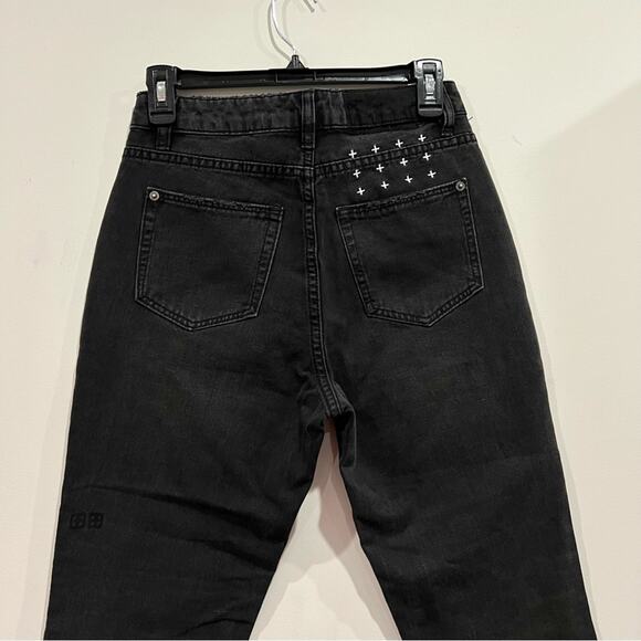 NEW NWT Ksubi Skinny Kickn Phantom Crop Flare Jeans - Picture 8 of 15